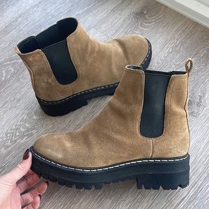 Marc Fisher Suede Chelsea Boots 7W